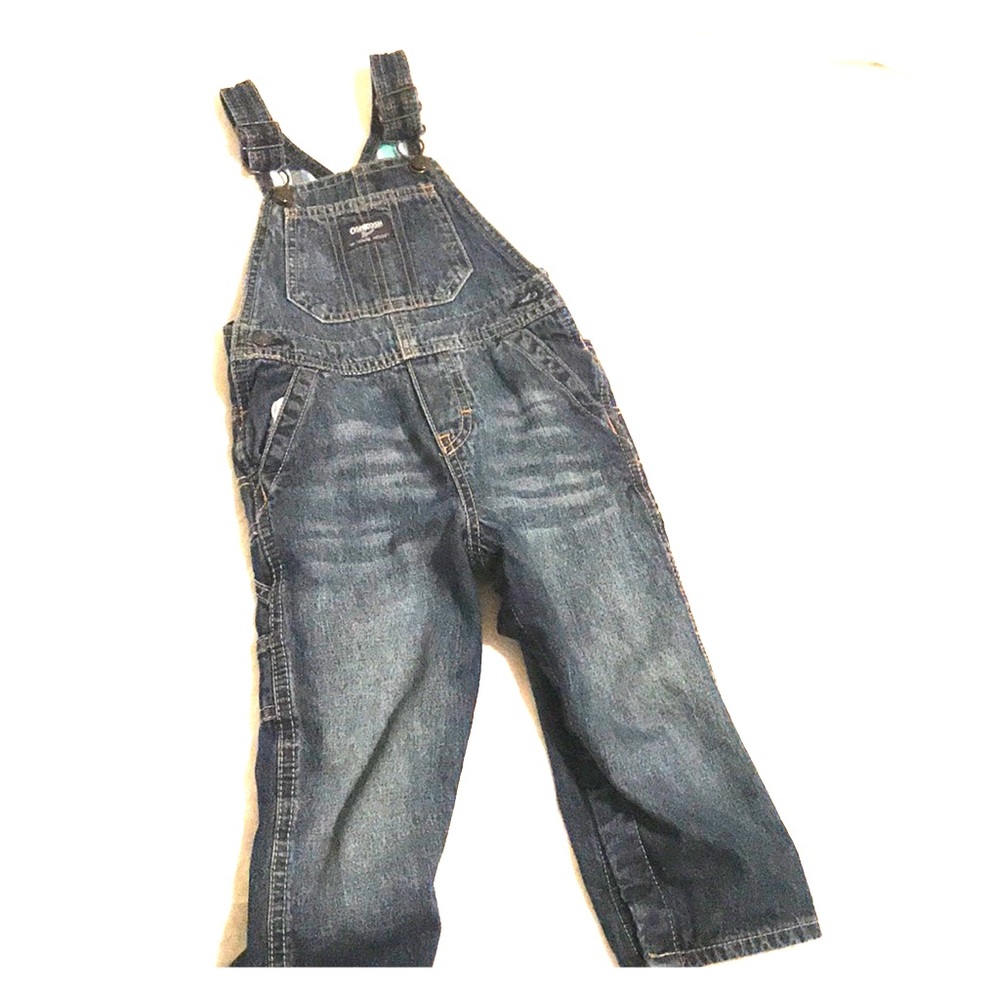 OshKosh b’gosh denim overalls